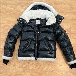 SAM Black Jacket with Cream Lining